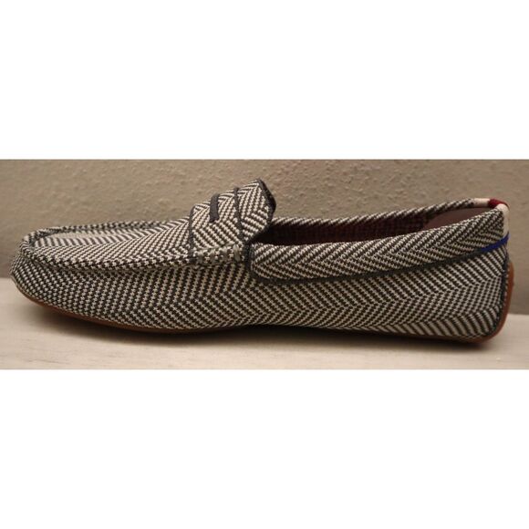 Rothy’s 069-033 Women's Sz 10 Gray/Iron Herringbone "The Driver" Loafers - Picture 6 of 16